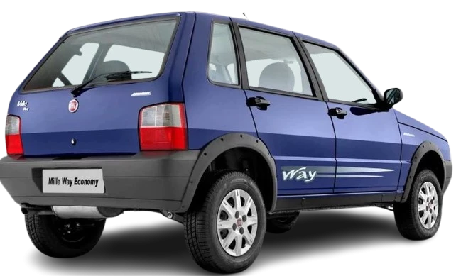 Feixe De Mola Traseira Uno Mille Way Completo (Suspensão elevada)