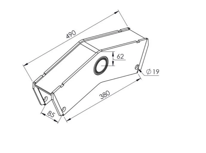 Balança Truck Suspensys Mercedes 1620 Pino Ø 50mm