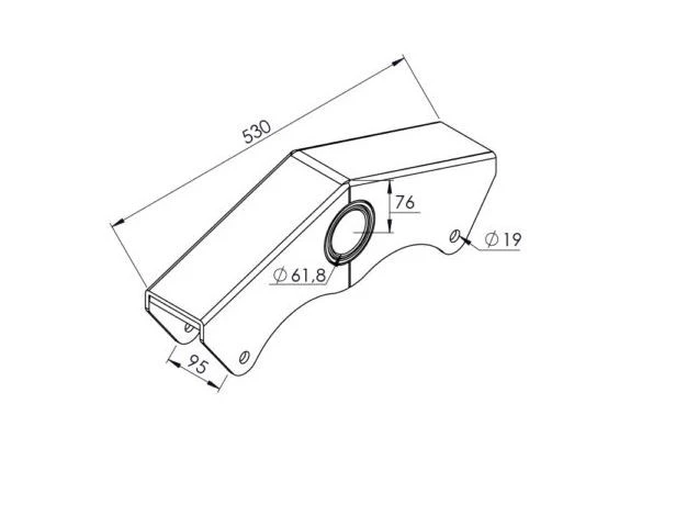 Balança Carreta Noma Pino Ø 61,5mm