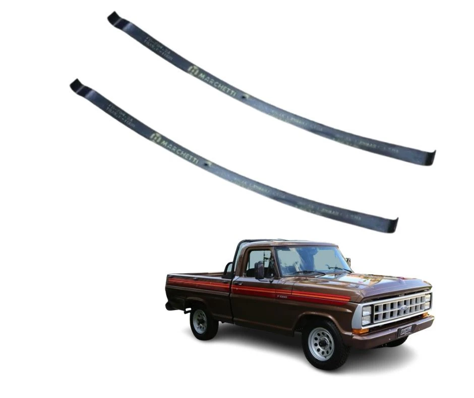Kit Com 2 Molas Reforço Traseira Ford F1000 1986/...