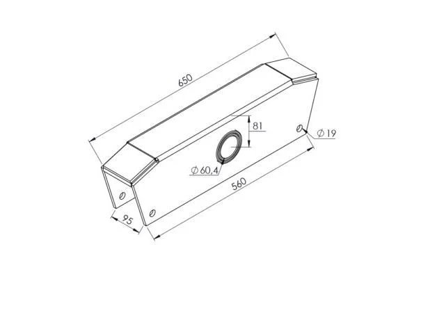 Balança Carreta Randon Antiga Pino Ø 60mm