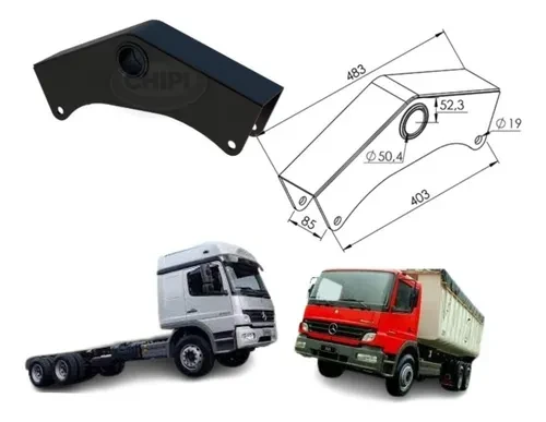 Balança Truck Mercedes Atego Accelo Suspensys Pino 50mm
