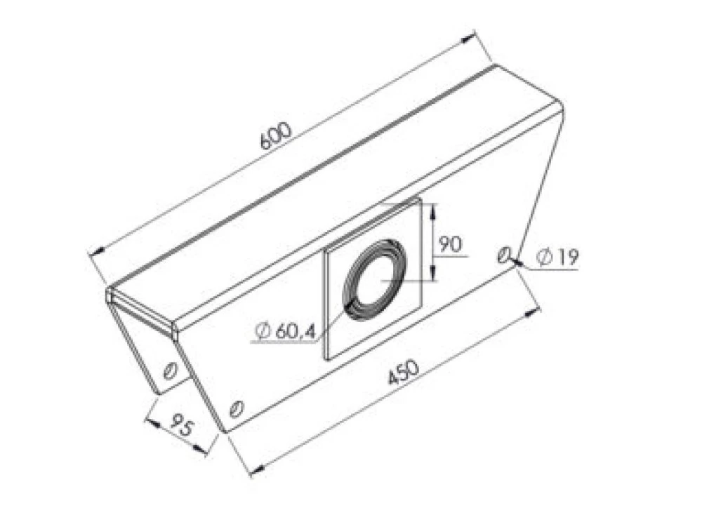 Balança Carreta Krone Pino Ø 60mm
