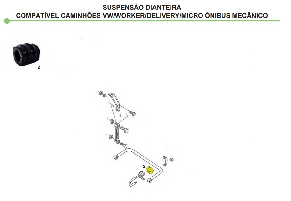 Bucha Da Barra Estabilizadora Dianteira 8140 7120 8150 7110 7120 7100 8120