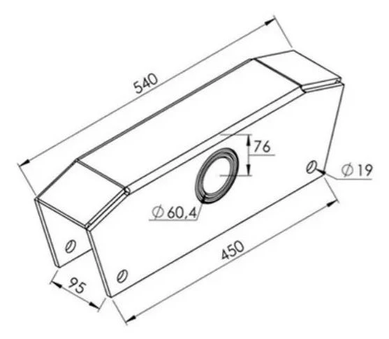 Balança Carreta Randon Moderna Pino Ø 60mm