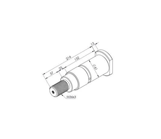 Pino Balança Carreta Noma (Temperado) Ø 61mm
