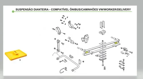 Kit Batente Feixe de Mola L200 GLS / Outdoor