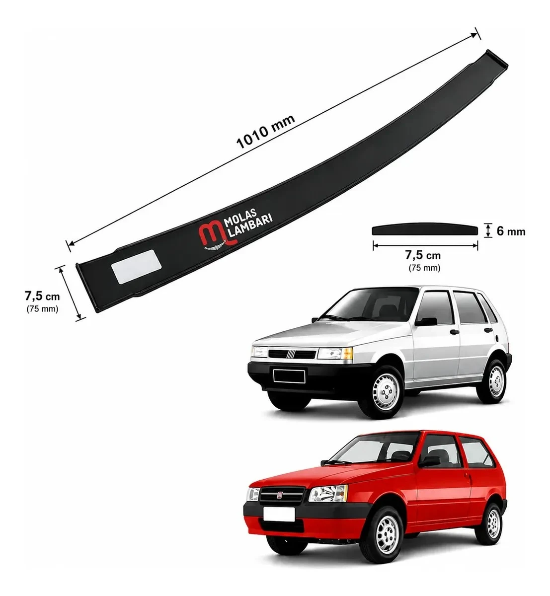 Mola Mestre Traseira Fiat Uno Mille 1984/...